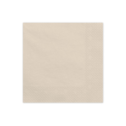 Bézs papírszalvéta 33x33 cm – 20 darabos csomag Bézs papírszalvéta 33x33 cm – 20 darabos csomag
